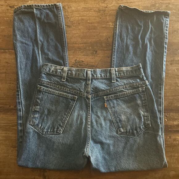 Orange tab great fading vintage fits like a 32 waist - Picture 1 of 4